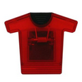 Magnetic Shirt Memo Clip - Translucent Red